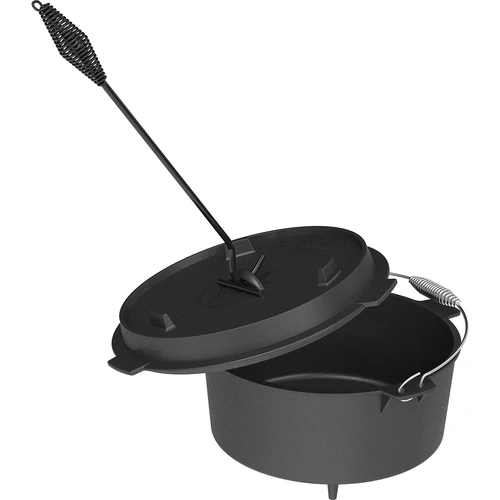 Set ložište fi 58 cm i pograbljač-držač za kotlić ili poklopac lijevanog lonca - 7