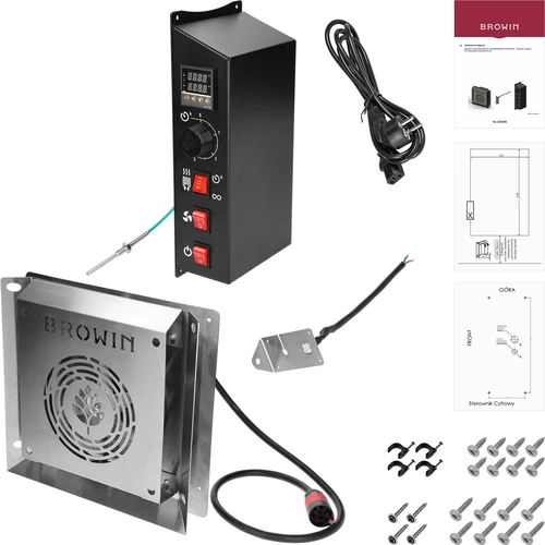 Set modula s digitalnim termostatom - dragON 2,7 kW, za vrtne pušnice - 2