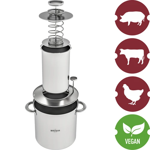 Set s vodenim plaštom - šunkovar 1,5 kg + lonac - 8