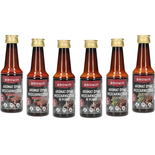 Set tekućih aroma dima za dimljenje, 6 kom po 40 ml