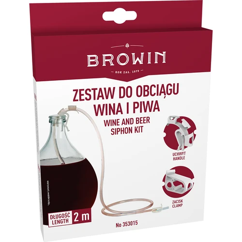 Set za pretakanje vina s držačem i stezaljkom - 5