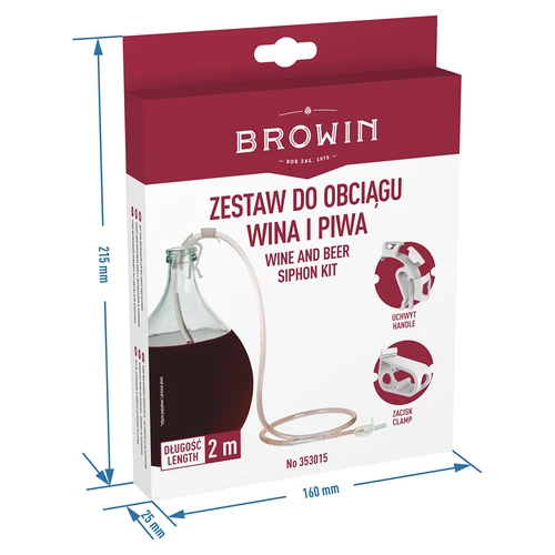 Set za pretakanje vina s držačem i stezaljkom - 7