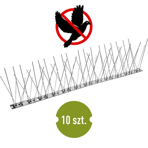Šiljci za ptice, na metalnoj traci, 10 kom.  - 1 
