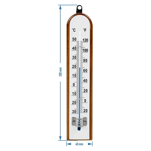 Sobni termometar s bijelom skalom (-30°C do +50°C) 20cm - 2