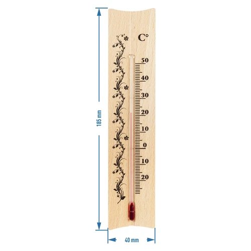 Sobni termometar s uzorkom (-20°C do +50°C) 18cm - 2