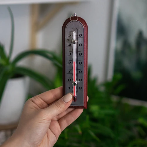 Sobni termometar sa srebrnom skalom (-10°C do +50°C) 16cm mix - 4