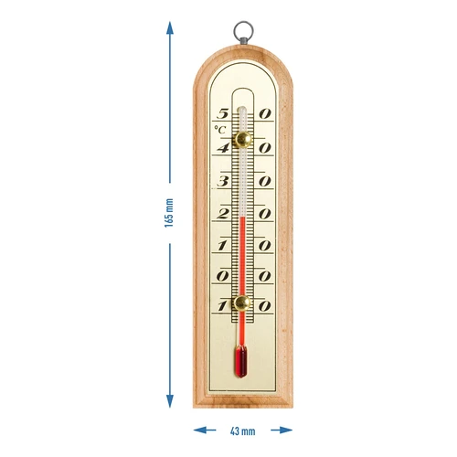 Sobni termometar sa zlatnom skalom (-10°C do +50°C) 16cm - 2