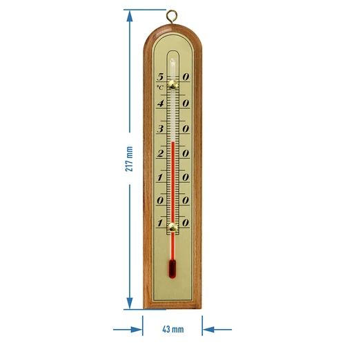 Sobni termometar sa zlatnom skalom (-10°C do +50°C) 22cm, mix - 2