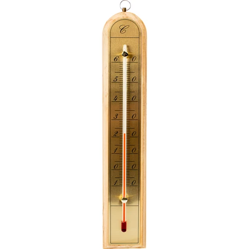Sobni termometar sa zlatnom skalom (-10°C do +60°C) 28cm mix  - 1 