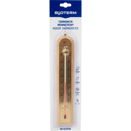 Sobni termometar sa zlatnom skalom (-10°C do +60°C) 28cm mix - 4