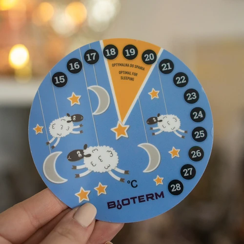 Sobni termometar, tekućekristalni, dječji Ø 11cm - 3