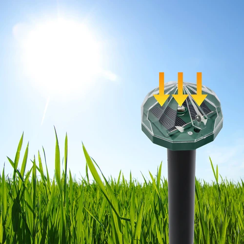 Solarni odstraszivač krtica s LED lampom - 10