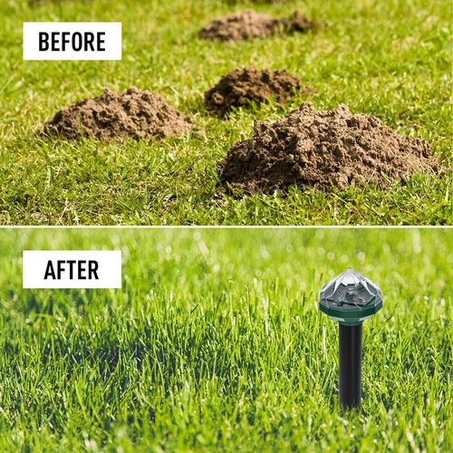 Solarni odstraszivač krtica s LED lampom - 12
