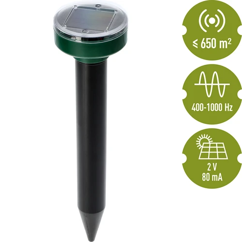 Solarni odvraćivač krtica – učinkovita, sigurna i humana zaštita vrta, 1 kom. - 7