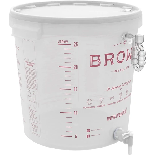Spremnik za fermentaciju 30 L s poklopcem i slavinom - 7