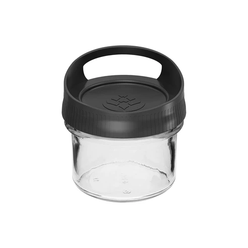 Staklena posuda 235 ml, s poklopcem za vješanje  - 1 