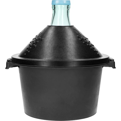 Stakleni balon za vino 5 L - u plastičnoj košari  - 1 