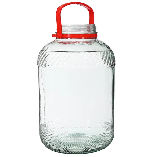 Staklenka 10 L s plastičnim poklopcem  - 1 