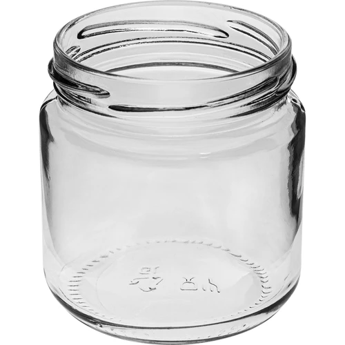 Staklenka 212ml fi66/4 s crnim poklopcem 6 kom. - 4
