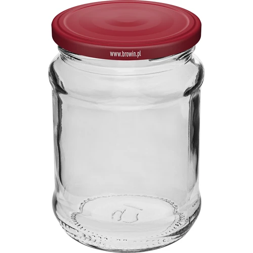Staklenka 250 ml fi66/4 poklopac bordo - 6 kom. - 2
