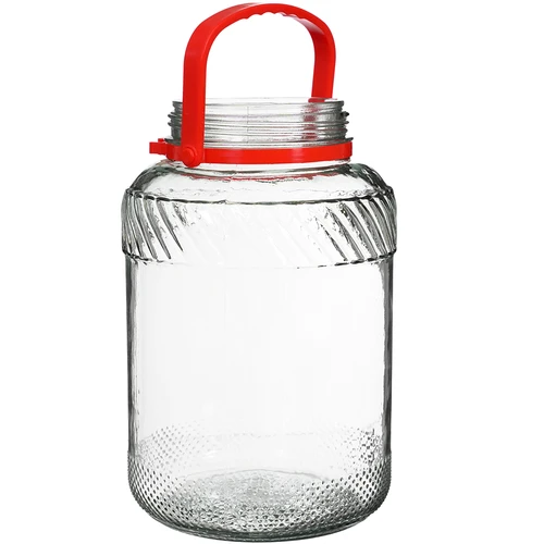 Staklenka 3 L s plastičnim poklopcem - 2