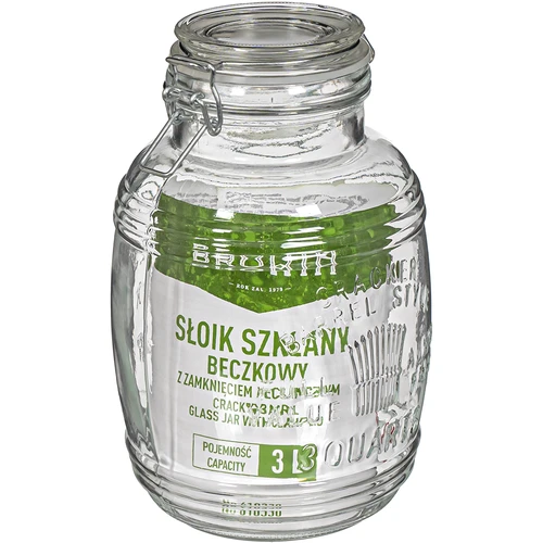 Staklenka 3L bačvasta "OLD" s kopčom - 3