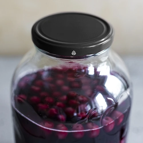 Staklenka 4L s crnim poklopcem ø 100 - 9
