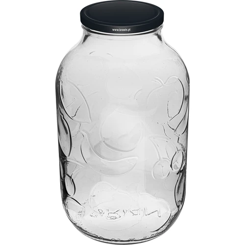 Staklenka 5 L fi 100, bez poklopaca, 6 kom. - 3