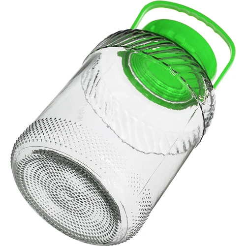 Staklenka 5 L s kliještima - zeleni poklopac - 4