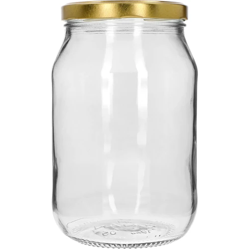 Staklenka TO 1,7 L sa zlatnim poklopcem fi 100/6, 1 kom. - 2