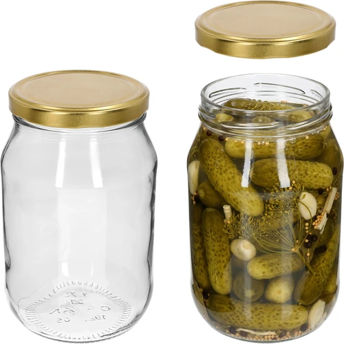 Staklenka TO 1,7 L sa zlatnim poklopcem fi 100/6, 1 kom. - 3