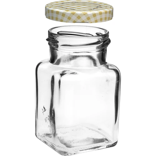 Staklenka TO 150 ml Četiri kuta fi 53 poklopac - 6 kom. - 3
