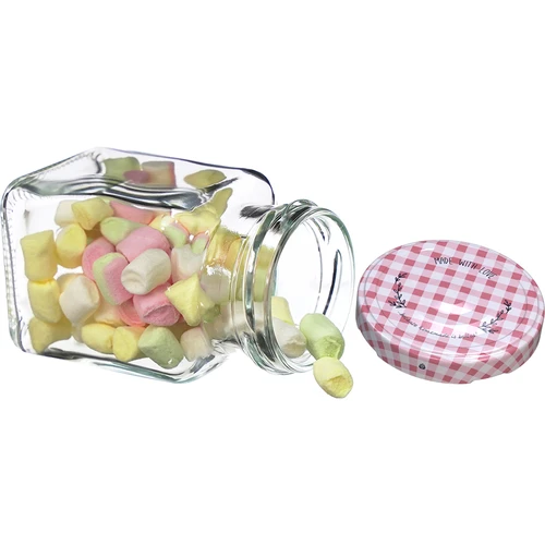Staklenka TO 150 ml Četiri kuta fi 53 poklopac - 6 kom. - 5