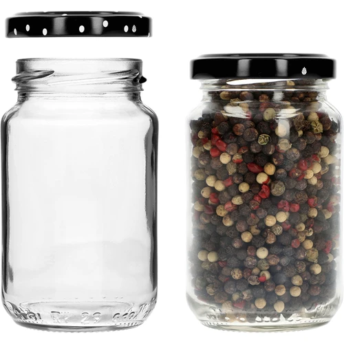 Staklenka TO 190ml s poklopcem u boji fi 53 - 8 kom. - 6