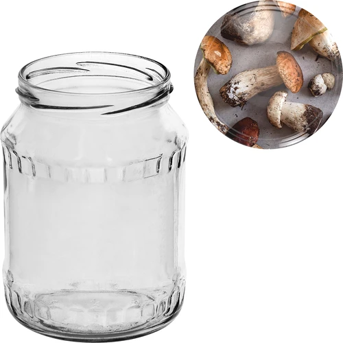 Staklenka TO 720 ml s poklopcem u boji fi 82/6 - 6 kom. - 10
