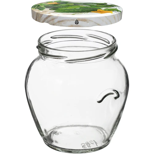 Staklenka TO Amfora 580 ml s poklopcem u boji fi82/6-6kom. - 3