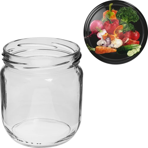 Staklenka TO Gurken 425 ml s poklopcem u boji fi 82/6 - 6 kom. - 5