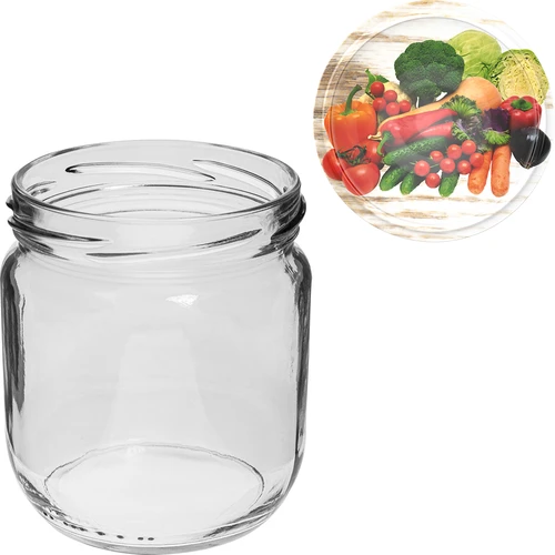 Staklenka TO Gurken 425 ml s poklopcem u boji fi 82/6 - 6 kom. - 6