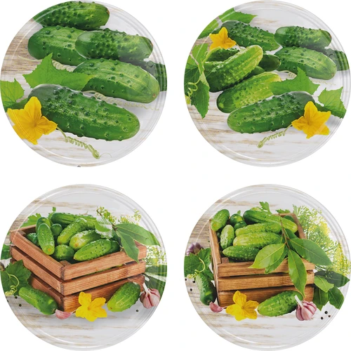Staklenka TO Gurken 425 ml s poklopcem u boji fi 82/6 - 6 kom. - 10