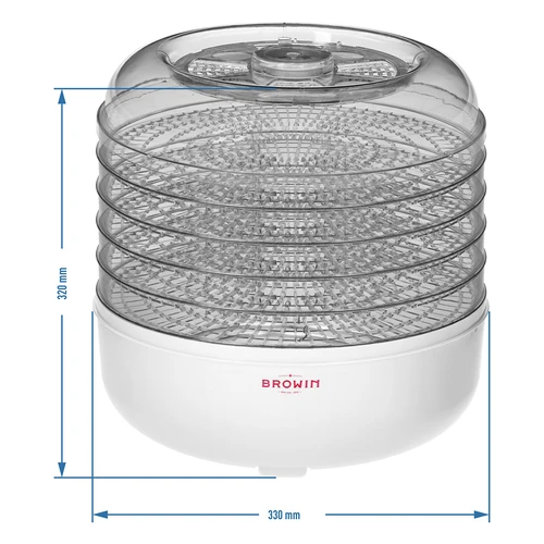 Sušilica za gljive, voće, povrće i bilje 125 W - 9