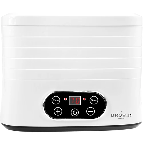 Sušilica za gljive, voće, povrće i bilje s regulacijom temperature, 240W, bijela  - 1 