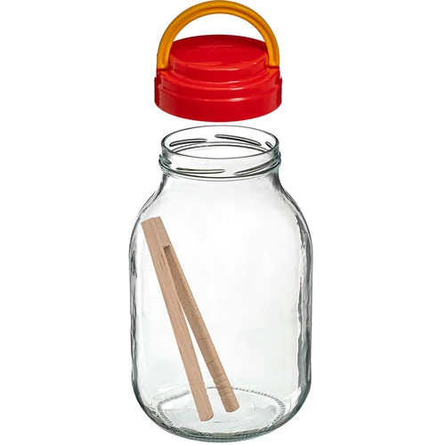 Tegla TO 3 L s plastičnim poklopcem + hvataljke fi 100 - 3