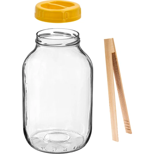 Tegla TO 4 L, hvataljke i plastični poklopac fi 100, s ručkom - 2