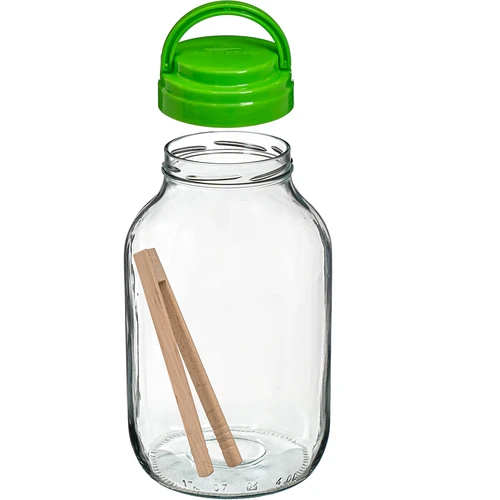 Tegla TO 4 L s plastičnim poklopcem + hvataljke fi 100 - 3