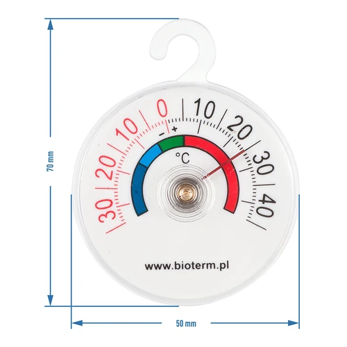 Termometar za hladnjake i zamrzivače (-35°C do +45°C) Ø 5cm - 2