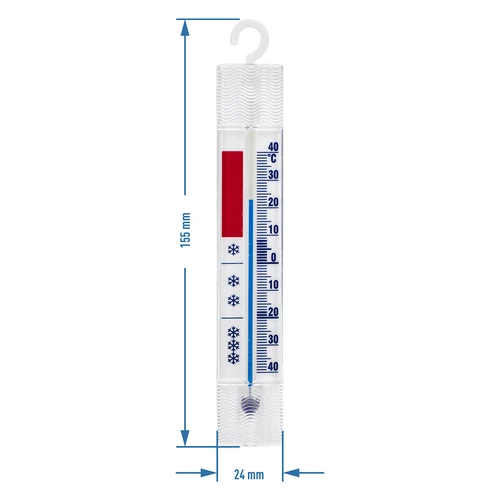 Termometar za hladnjake i zamrzivače (-40°C do +40°C) 15cm - 3