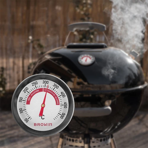 Termometar za roštilj i BBQ, od 50 do +500°C, bimetalni, 5,3cm - 6