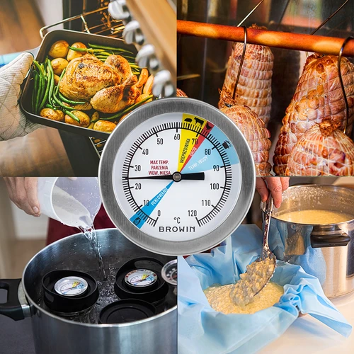 Termometar za šunkovar 1,5kg i 3kg (0°C do +120°C) 12,5cm - 6