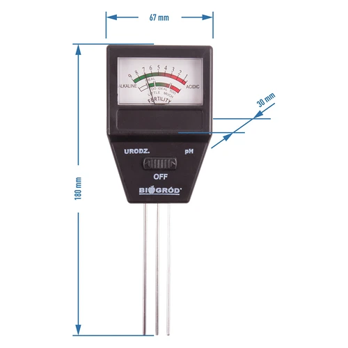 Tester tla 2u1- pH, plodnost tla - 9