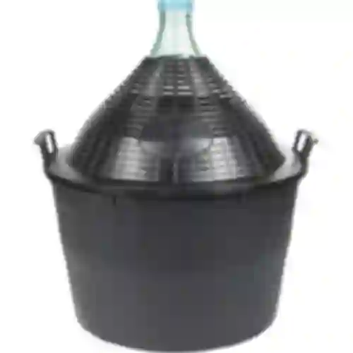 Balon za vino 34 L u plastičnoj košari